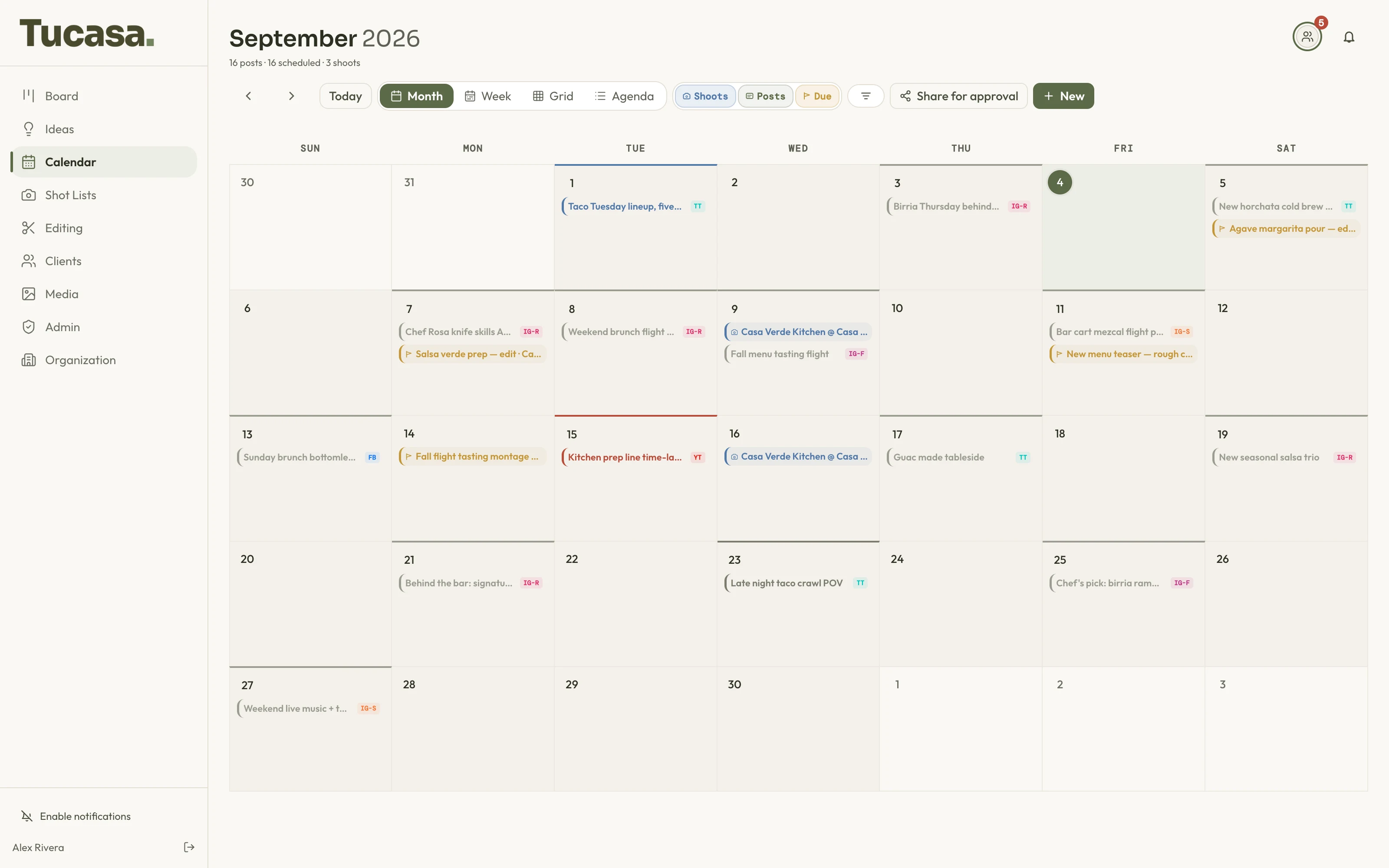 Every month mapped before it starts.