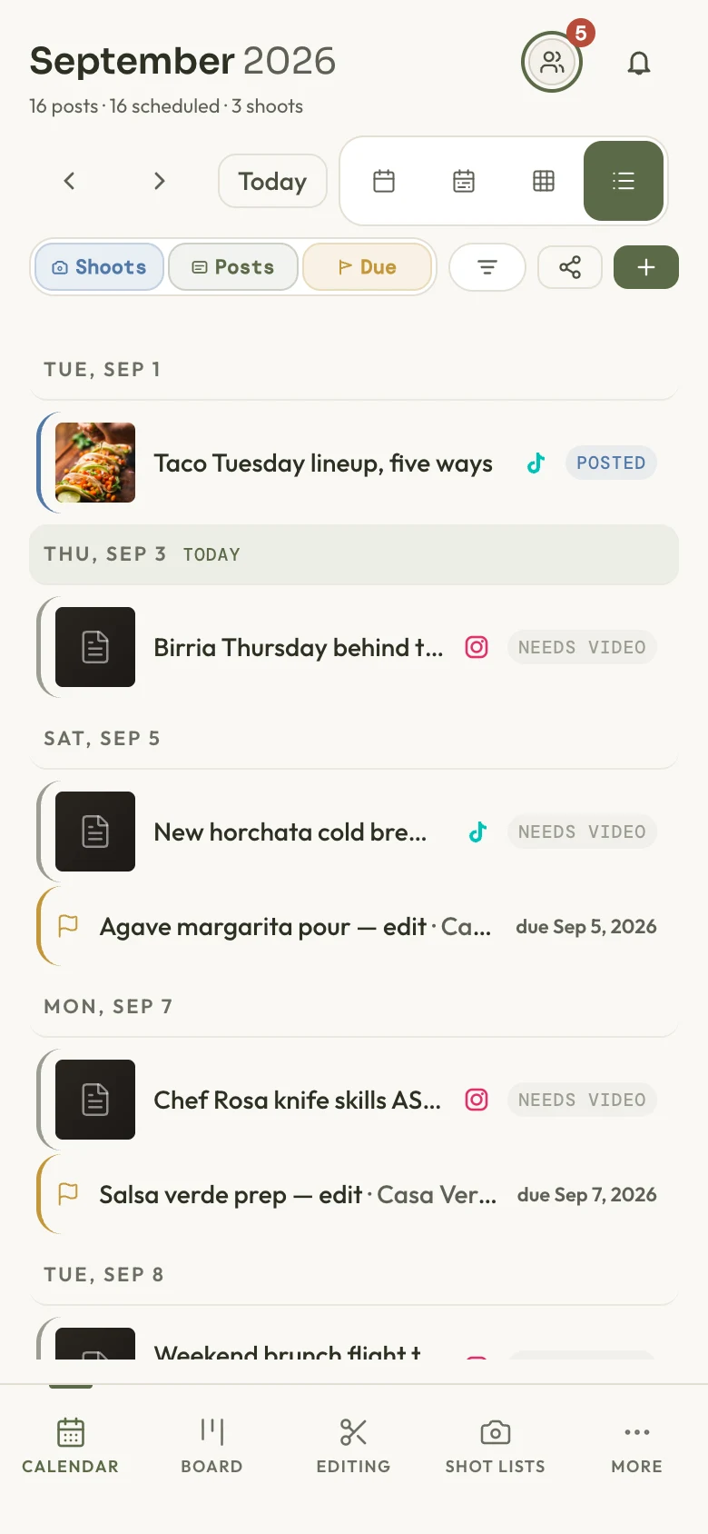 Every month mapped before it starts.